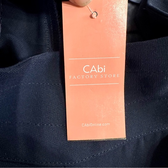 NWT CAbi Factory PR Trouser Midnight in Paris Navy Blue Dress Pant Size 6 - Picture 4 of 16